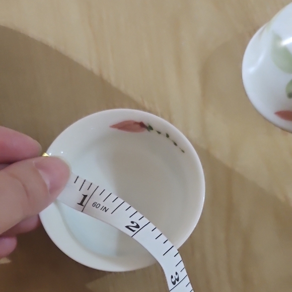 Floral Ceramic Jar with Lid - Picture 8 of 8